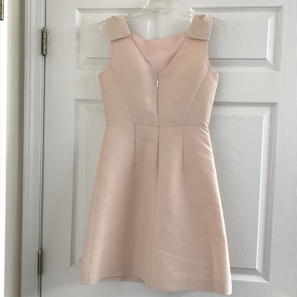 Kate Spade Double Bow A-Line Dress Rambling Roses PINK SAND Sz 4 NWT - Picture 5 of 6